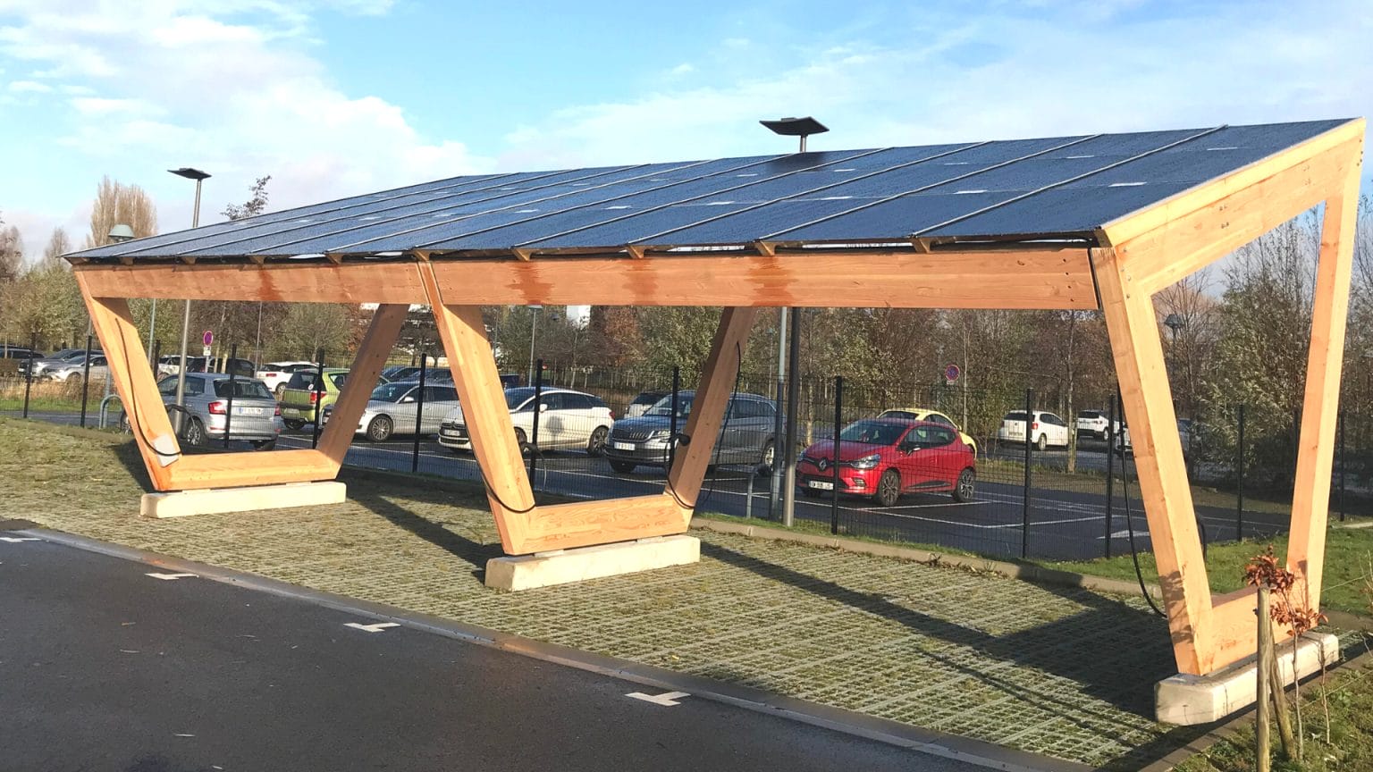 parking ombrieres photovoltaïque